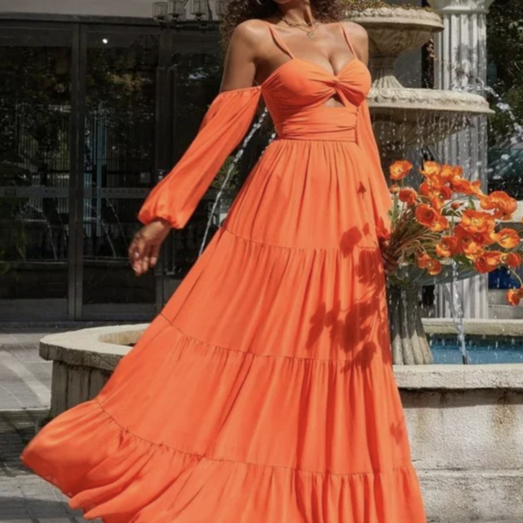 Tangerine Maxi Dresses